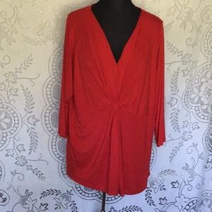 📌3/$20 - Knit Front, V- neck Top